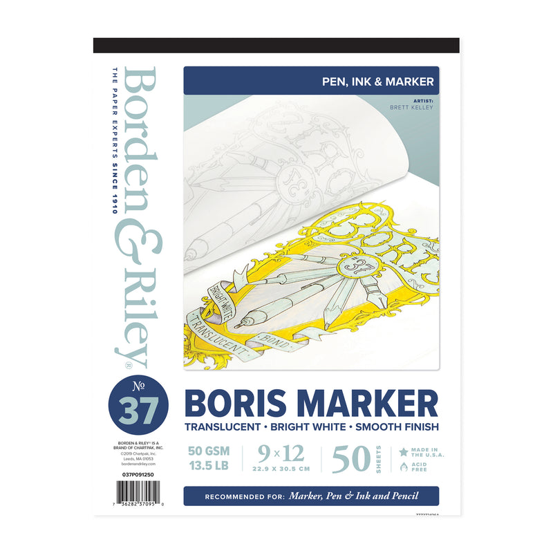 Borden & Riley No.37 Boris Marker Layout Pads - 50 Sheet