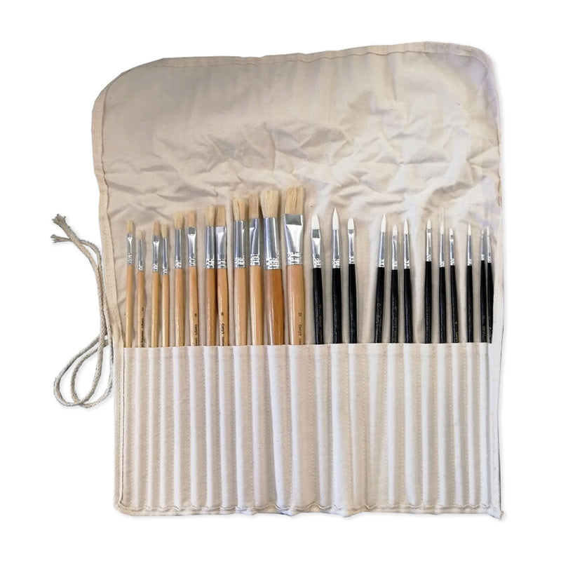 Curry's Brush Pack - 24 Brushes & Canvas Wrap