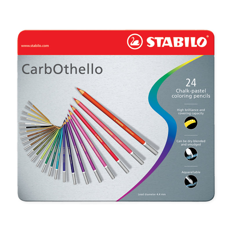 Stabilo CarbOthello Pastel Pencil Set of 24