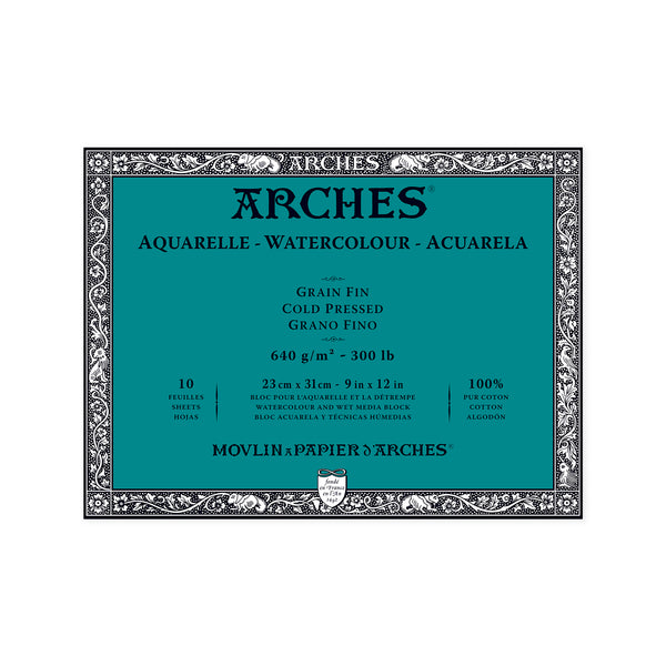 Arches Watercolour Blocks - Cold Pressed 300lb