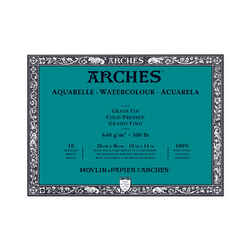 Arches Watercolour Blocks - Cold Pressed 300lb