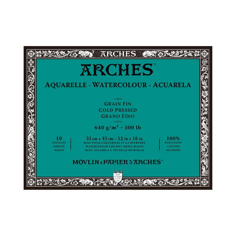 Arches Watercolour Blocks - Cold Pressed 300lb
