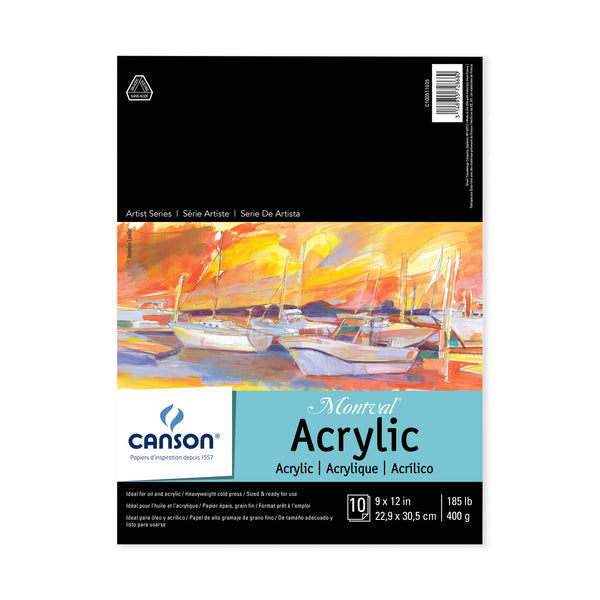 Canson Montval Acrylic Painting Paper Pads