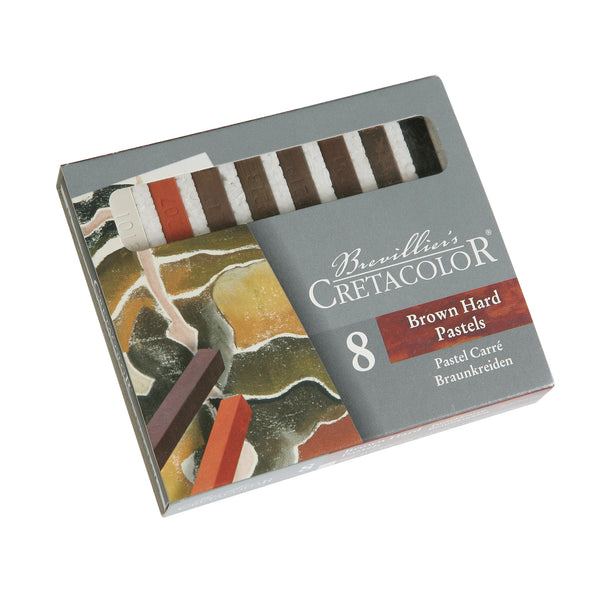 Cretacolor Hard Pastel Set 8-Color Sanguine & Brown Set
