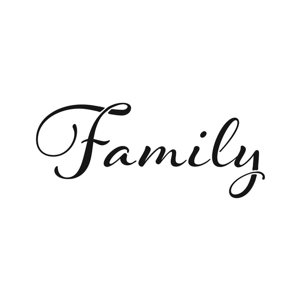 The Crafter's Workshop Family Stencil - 16.5" x 6"