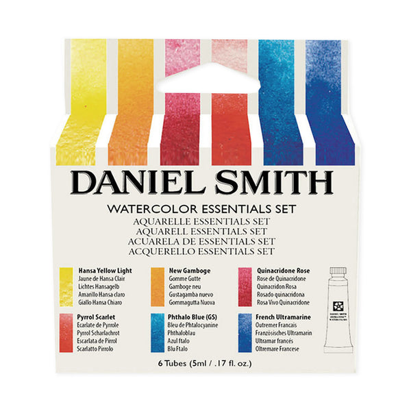 Daniel Smith Extra Fine Watercolours - Essential Intro Set of 6 x 5mL Tubes