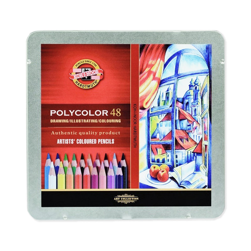 Koh-I-Noor Polycolor Coloured Pencil Set of 48