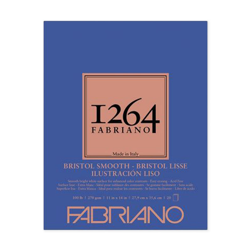 Fabriano 1264 Bristol Smooth & Bristol Vellum Pads