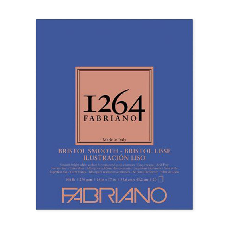 Fabriano 1264 Bristol Smooth & Bristol Vellum Pads