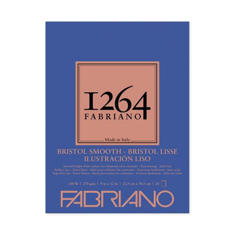 Fabriano 1264 Bristol Smooth & Bristol Vellum Pads