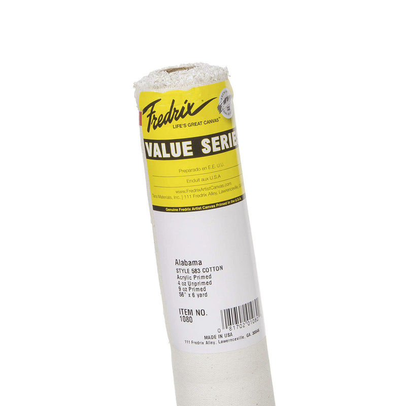 Fredrix Creative Series 583 Alabama 9 oz. Primed Cotton Canvas Roll