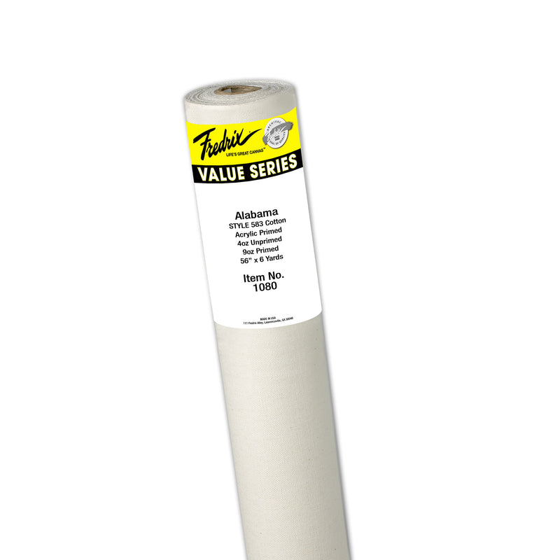 Fredrix Creative Series 583 Alabama 9 oz. Primed Cotton Canvas Roll