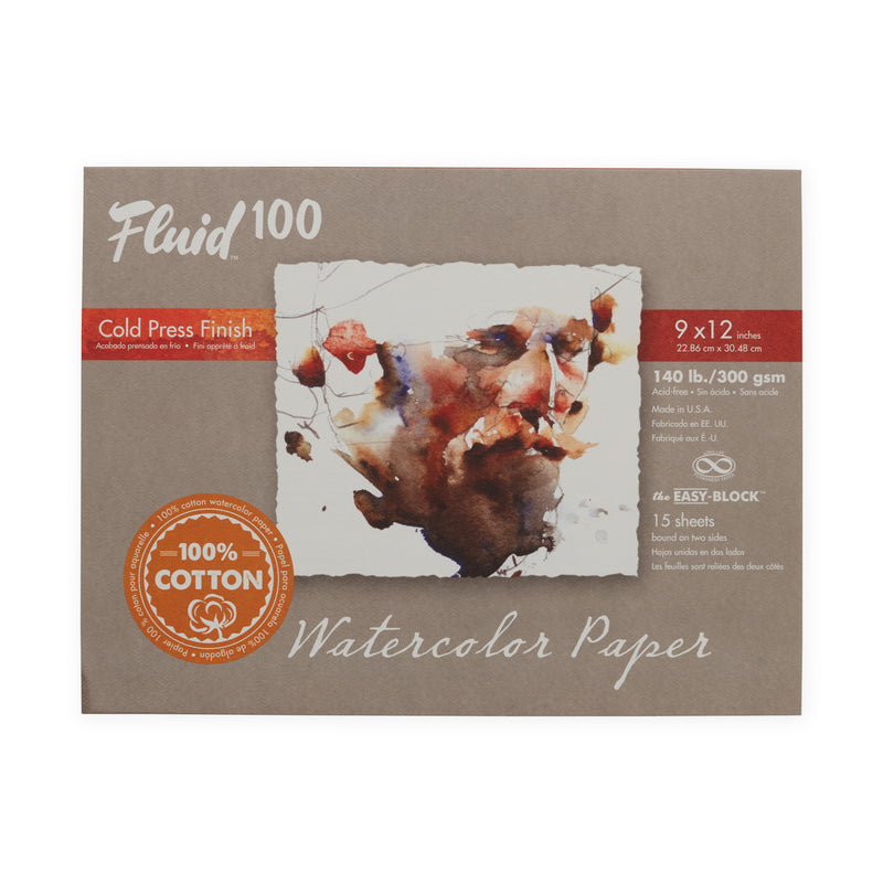 Fluid 100 Watercolour Blocks - Cold Press