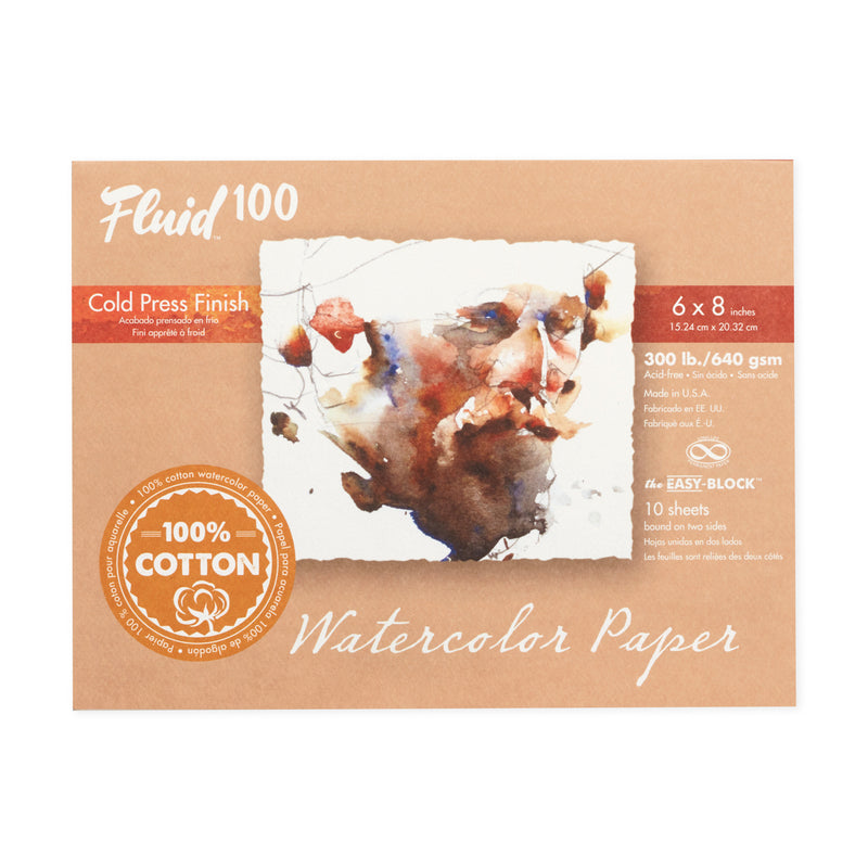 Fluid 100 Watercolour Blocks - Cold Press