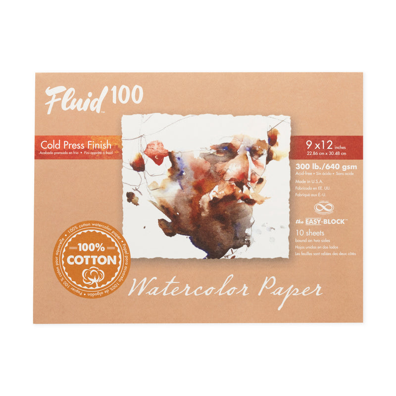 Fluid 100 Watercolour Blocks - Cold Press