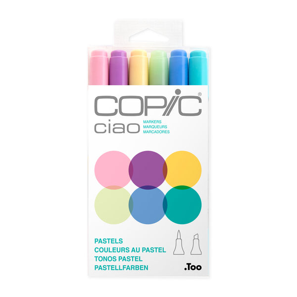 Copic Ciao Marker Set of 6 Pastels