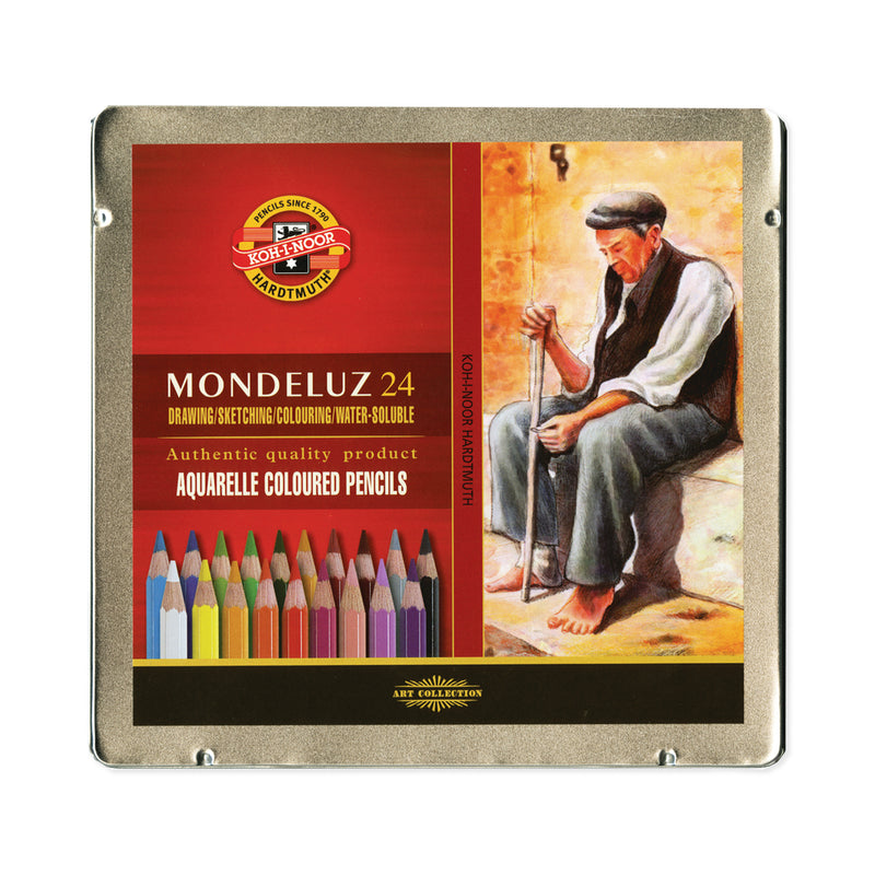 Koh-i-noor Mondeluz Watercolor Pencils Set of 24