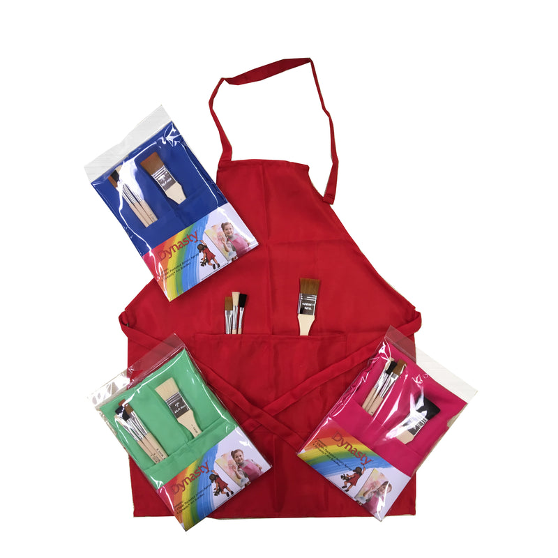Dynasty Kid's Apron Set Green