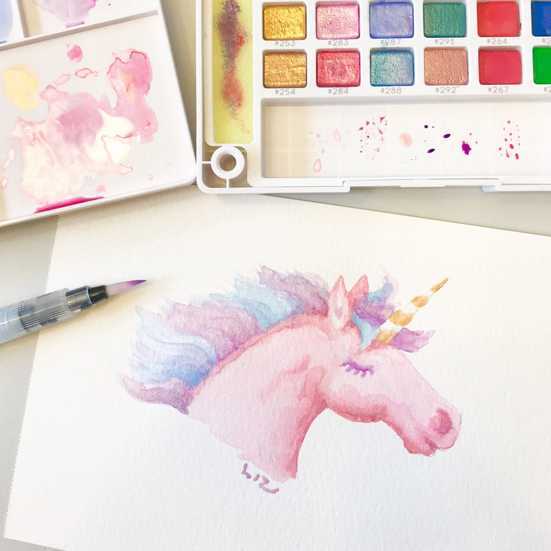 Sakura Koi Watercolour Creative Arts Colour Half-Pan Set of 12