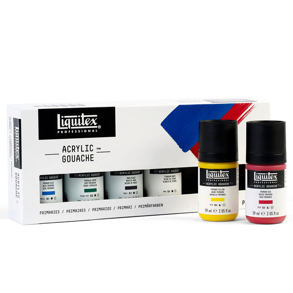 Liquitex Professional Acrylic Gouache Set Primaries 6x 59ml