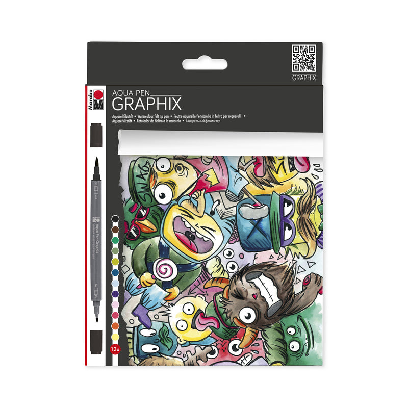 Marabu GRAPHIX Aqua Pen Sets