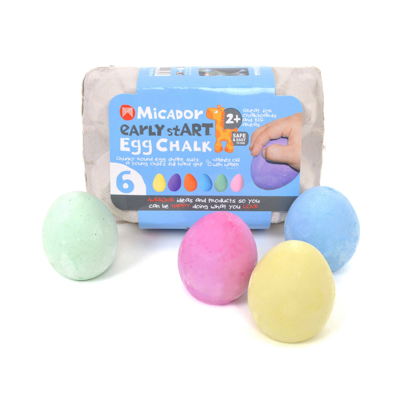 Micador Early Start Egg Chalk Set of 6
