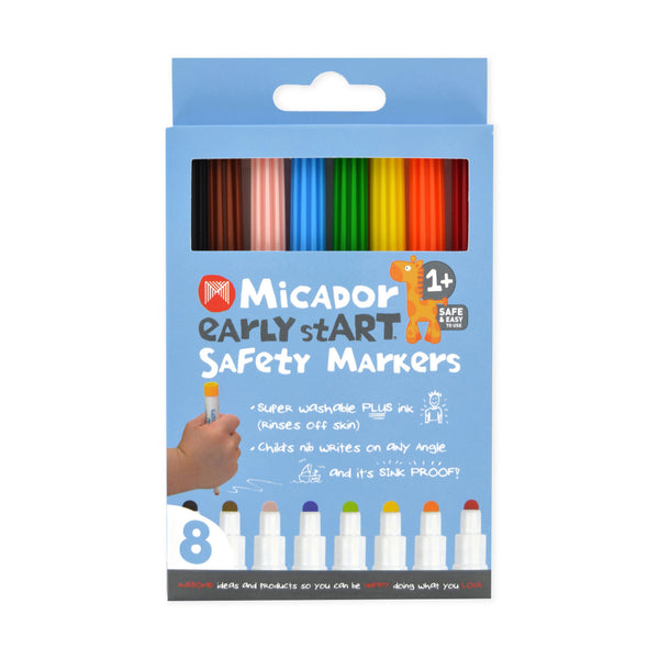 Micador Early Start Safety Markers - Pack of 8