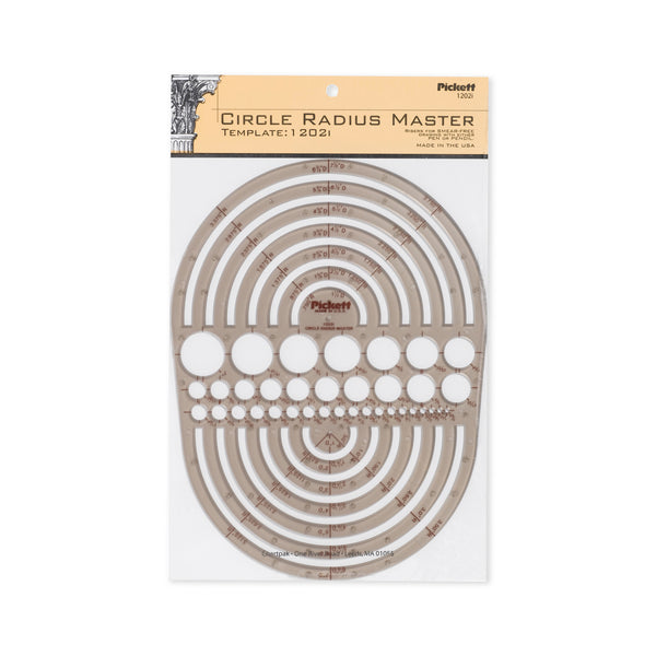 Chartpak-Pickett 1202I Radius Master Template