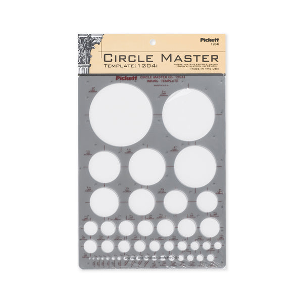 Chartpak-Pickett 1204I Circle Master Template