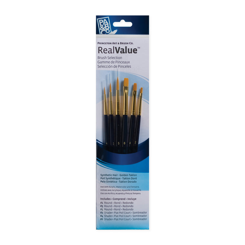 Princeton RealValue 6 Piece Brush Set - Dark Blue