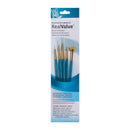 Princeton RealValue 5 Piece Brush Set - Cyan