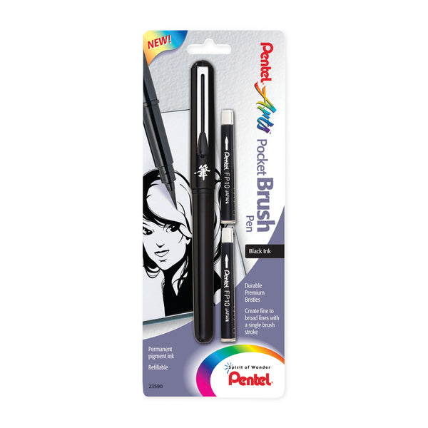 Pentel Pocket Brush Pen & Refill