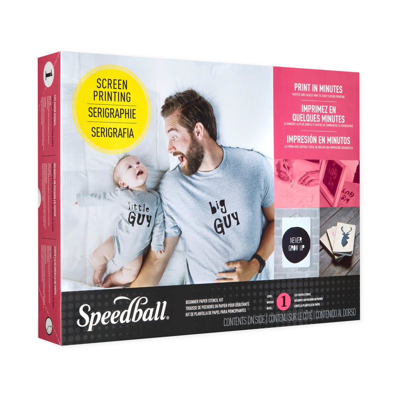 Speedball Beginner Paper Stencil Screenprint Kit