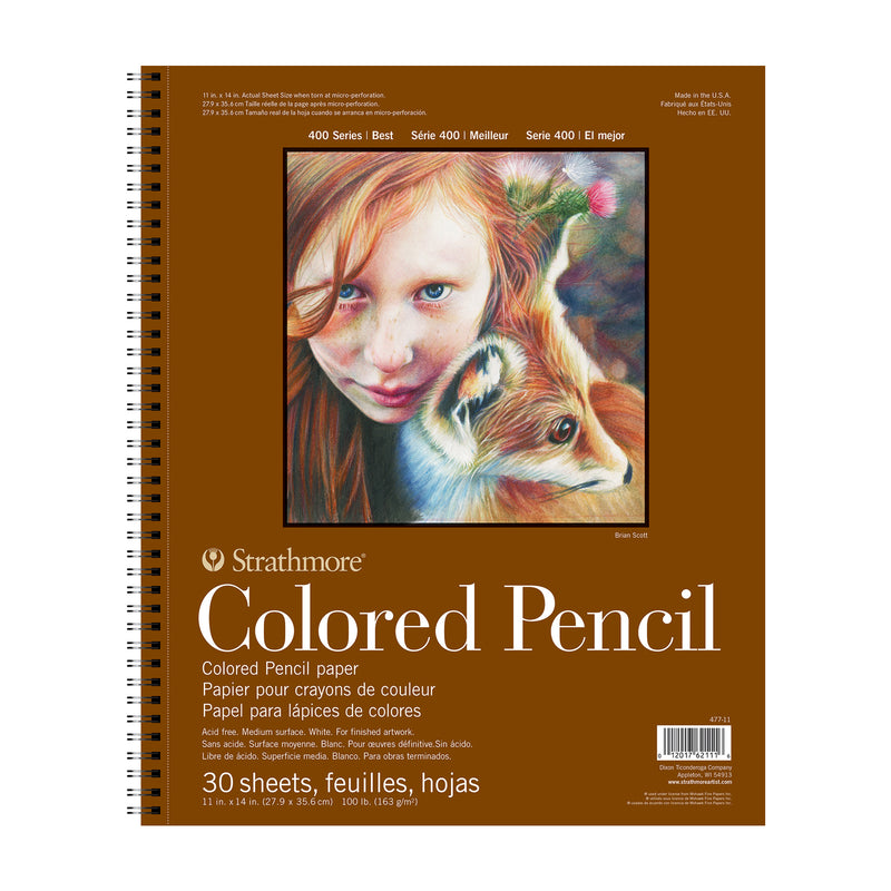 Strathmore 400 Series Coloured Pencil Pads