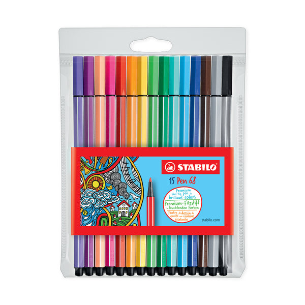 Stabilo Pen 68 Marker Set 15