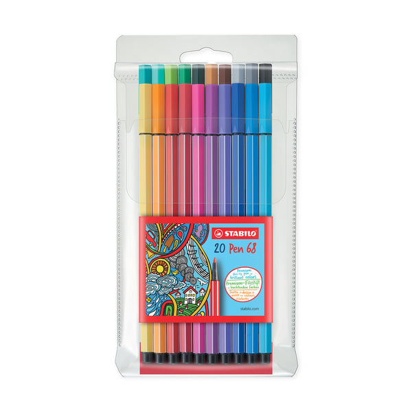 Stabilo Pen 68 Marker Set of 20