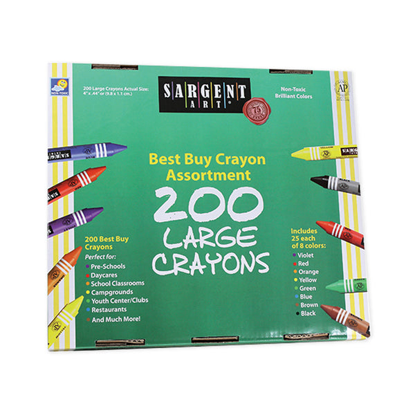Sargent Art Crayons - Class Pack of 200