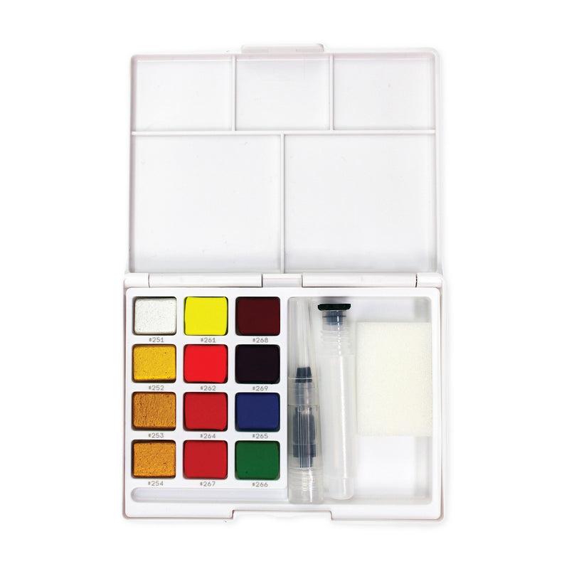 Sakura Koi Watercolour Creative Arts Colour Half-Pan Set of 12
