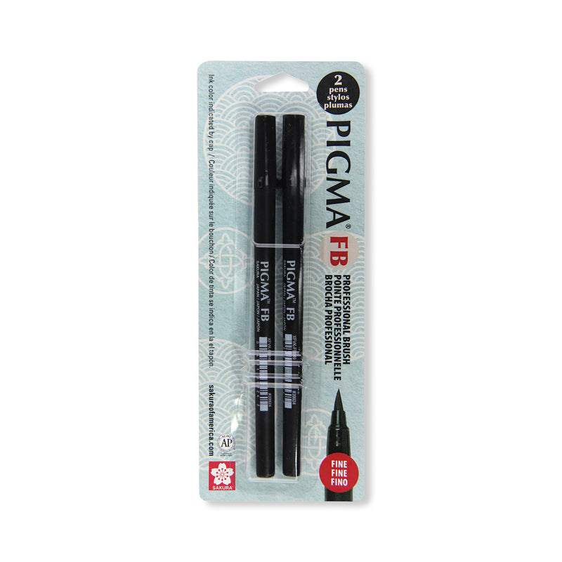 Sakura Pigma Professional Brush Pen Fine 2-Pack
