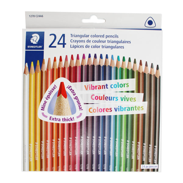 Staedtler Triangle Colour Pencil Set 24