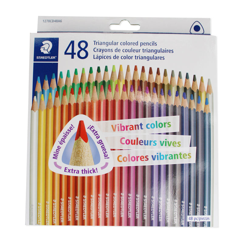 Staedtler Triangle Colour Pencil Set 48