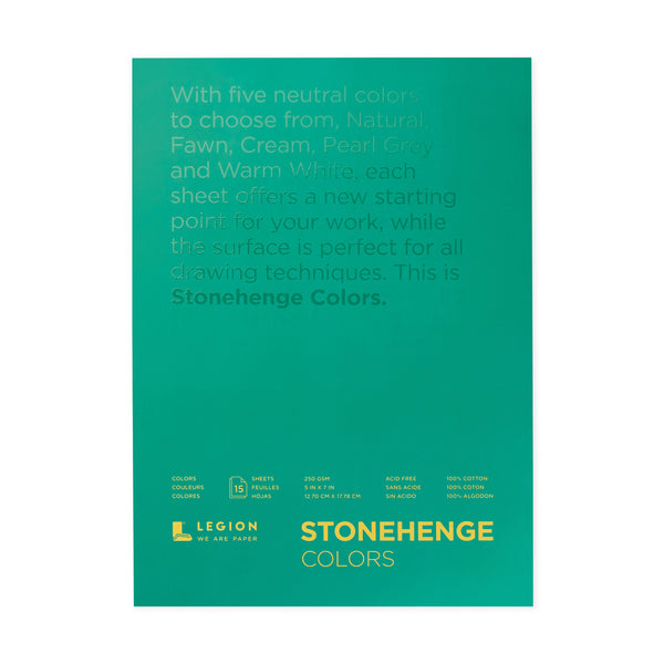 Stonehenge Paper Pads Colours