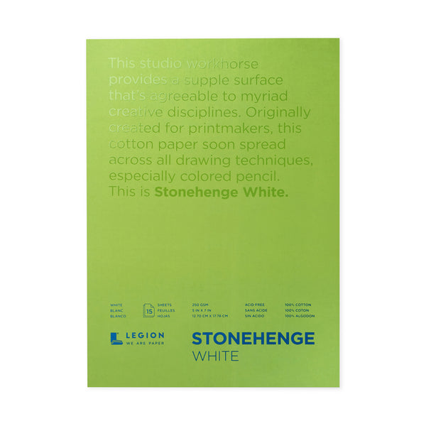 Products Stonehenge Paper Pads White