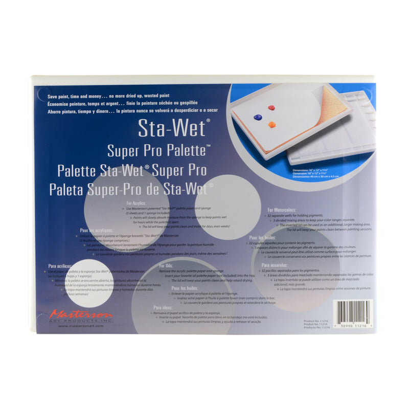 Masterson's Sta-Wet Super Pro Palette