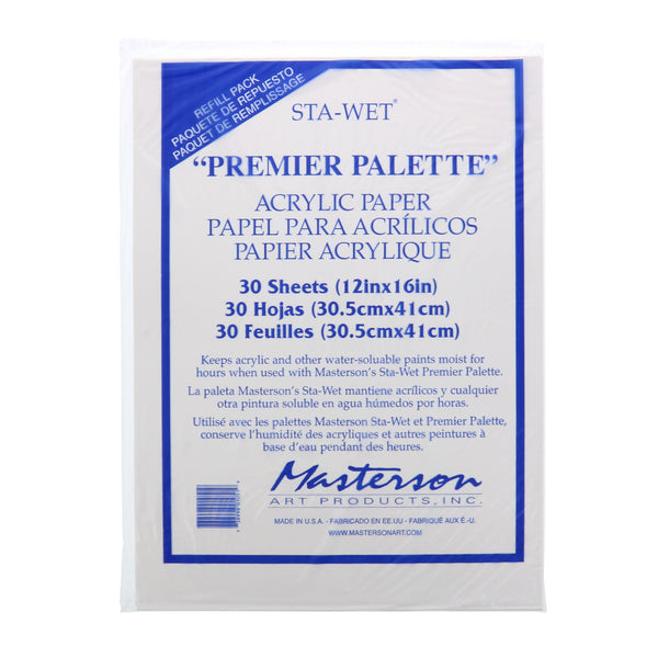 Masterson's Sta-Wet Palette Paper Refill 12 x 16