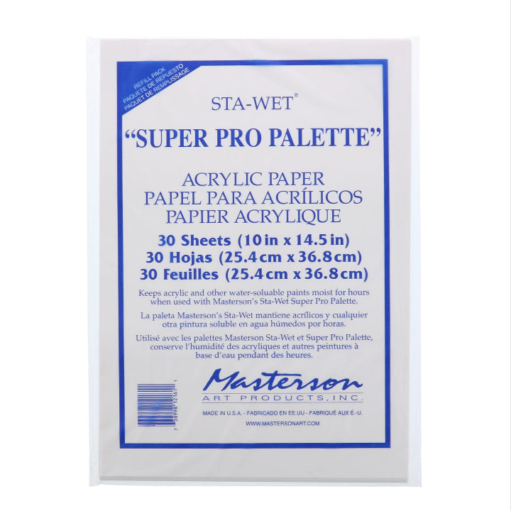 Masterson's StaWet Palette Paper Refill 10 x 14.5