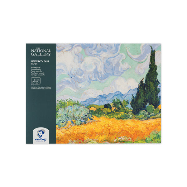 Van Gogh National Gallery Watercolour Block - 9.4" x 12.6"