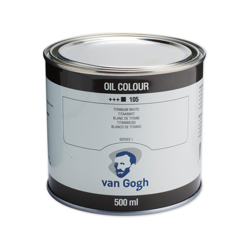 Van Gogh Oil Paint 500ml - Titanium White