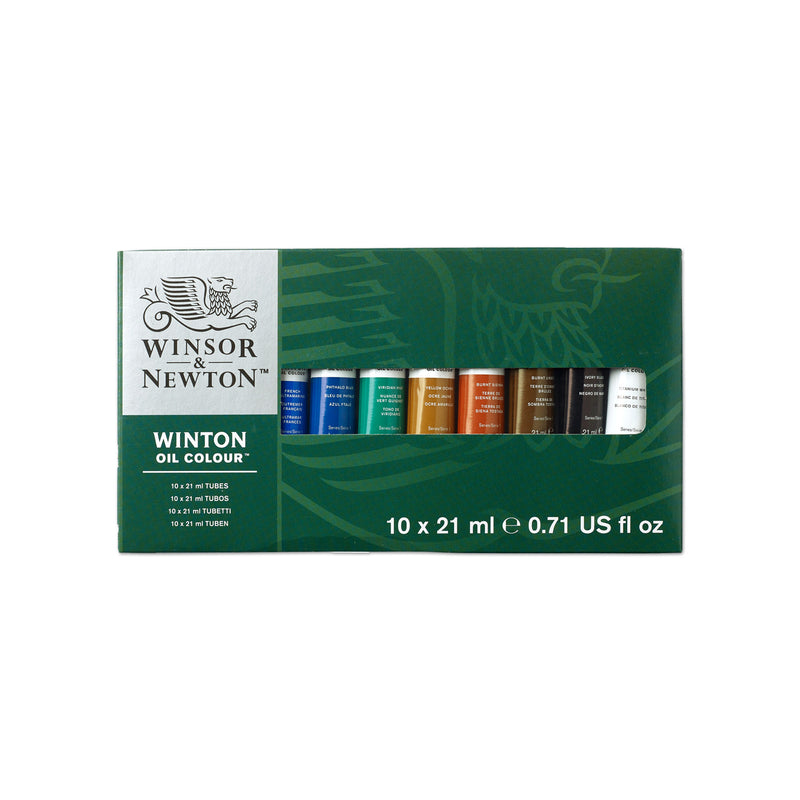 Winsor & Newton Winton Oil Basic Set - 10 x 21ml Tubes