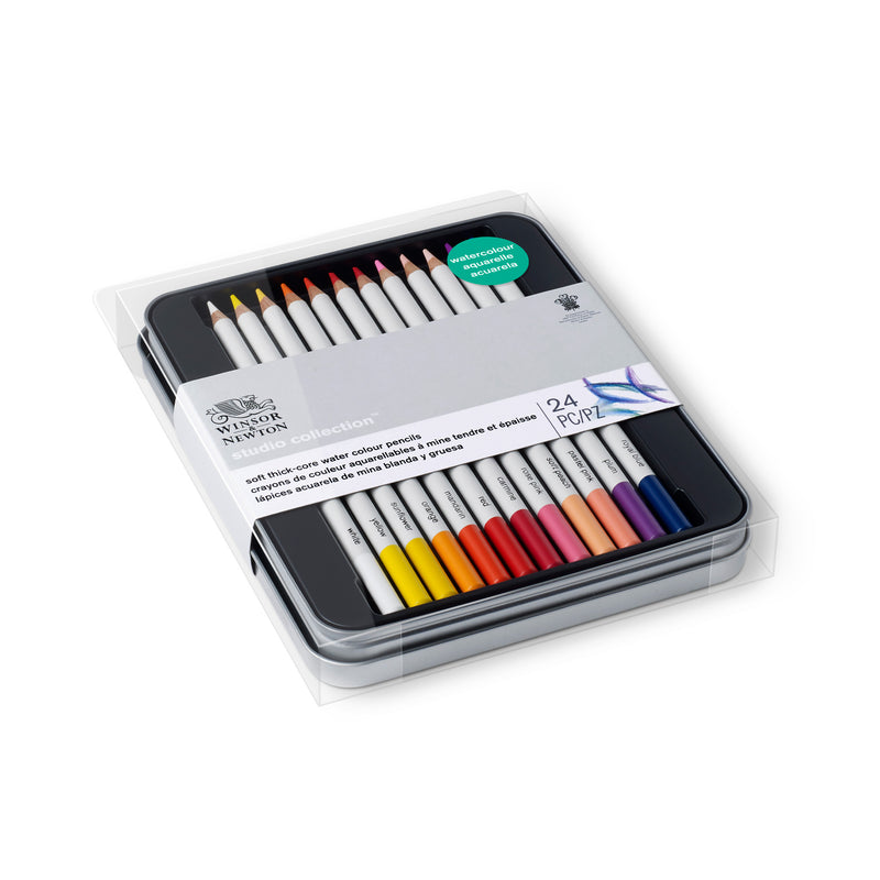 Winsor & Newton Studio Collection - 24 Watercolour Pencil Set